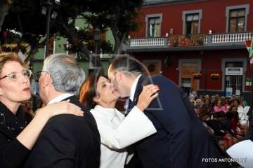  Telde con el empresario Grisaleña en la lectura del pregón de Santiago 2018 (Foto Antonio Alí)